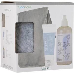SpaRoom Cozy Kit - Peppermint & Cotton Linen Spray Gift Set